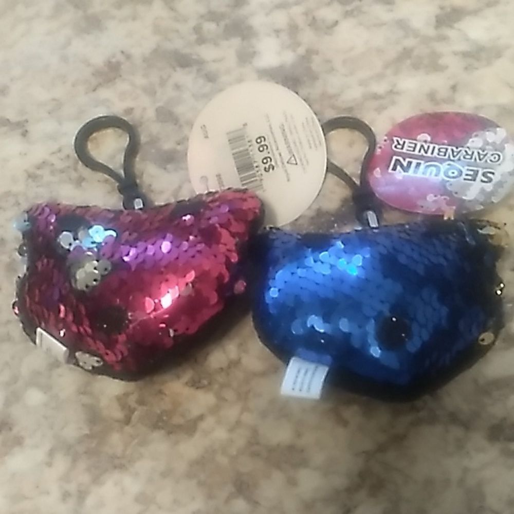 Set of Two Sequin Carabiners